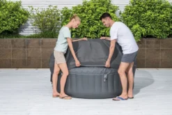 Bestway Lay-Z Spa Isolerende Beschermhoes - Ø 236 Cm -Oase Velda Winkel 1267 1900 thermal cover overheen halen resultaat 1