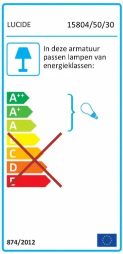 Lucide Cadix E27 Sokkellamp - 50 Cm - Zwart -Oase Velda Winkel 15804 50 30 dv
