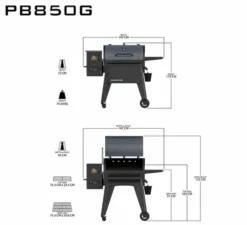 Pit Boss Navigator 850 Pellet Grill Barbecue -Oase Velda Winkel 1729 1900 pit boss navigator 850 pellet grill barbecue 8