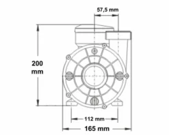 LX WTC 50M Spa Circulatiepomp 0,33 PK -Oase Velda Winkel 1808.3 1