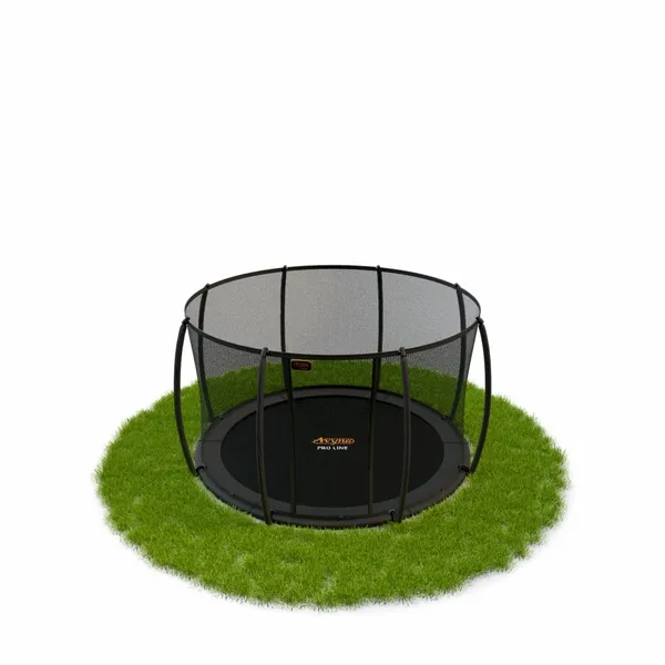 Avyna Pro-Line Flatground Trampoline - Ø430 Cm - Grijs 7 Avyna Pro-Line Flatground Trampoline - Ø430 Cm - Grijs - Afbeelding 5