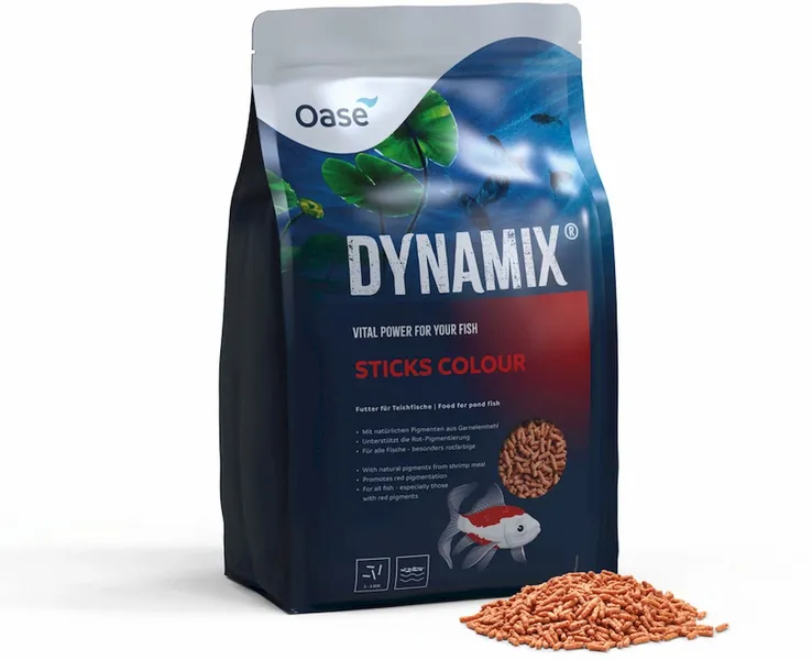 Oase Dynamix Sticks Colour Visvoer - 8 Liter 4 Oase Dynamix Sticks Colour Visvoer - 8 Liter - Afbeelding 2