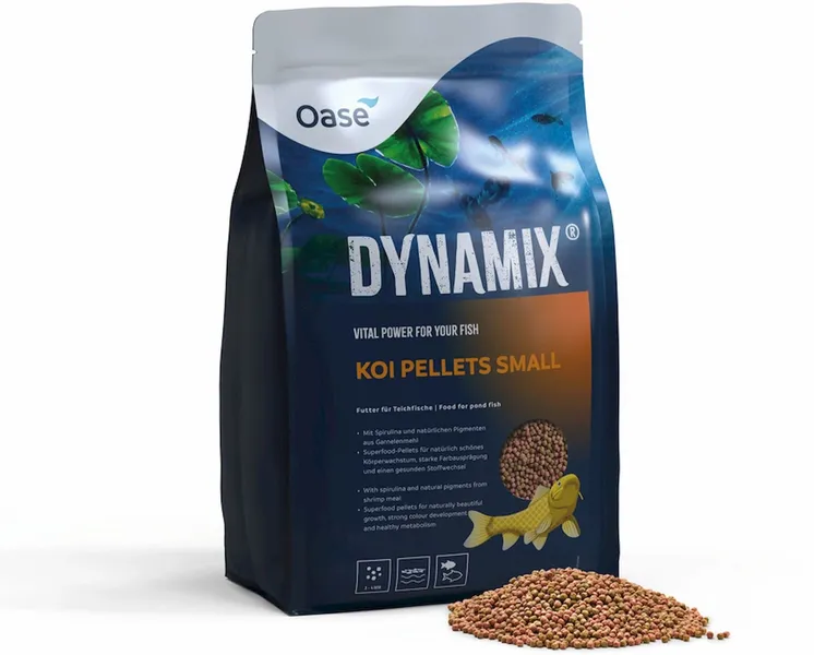 Oase Dynamix Koi Pellets Small Koivoer - 8 Liter 4 Oase Dynamix Koi Pellets Small Koivoer - 8 Liter - Afbeelding 2