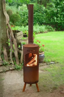Bonfeu BonGiano LP Tuinhaard - Corten -Oase Velda Winkel 3002r 13 ambiance