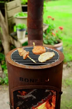 Bonfeu BonGiano LP Tuinhaard - Corten -Oase Velda Winkel 3002r 15 ambiance