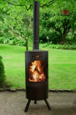 Bonfeu BonTino LP Tuinhaard - Zwart -Oase Velda Winkel 3501 13 ambiance