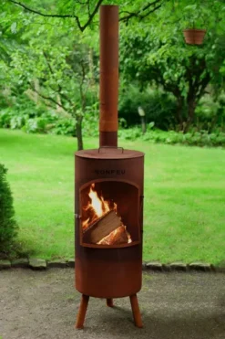 Bonfeu BonTino LP Tuinhaard - Corten -Oase Velda Winkel 3501r 13 ambiance