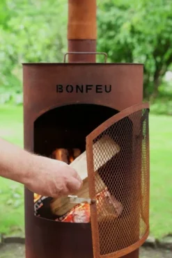 Bonfeu BonTino LP Tuinhaard - Corten -Oase Velda Winkel 3501r 14 ambiance