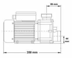 LX JA75 Spa Circulatiepomp 0,75 PK -Oase Velda Winkel 3584.2 1