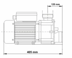 LX JA200 Spa Massagepomp 2 PK - 1 Speed -Oase Velda Winkel 3593.2