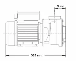LX LP200 Spa Massagepomp 2 PK - 1 Speed -Oase Velda Winkel 3765.2