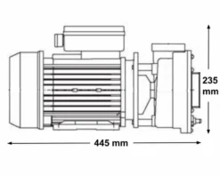 LX WP300 Spa Massagepomp 3 PK - 2 Speed -Oase Velda Winkel 3771.2bis 1
