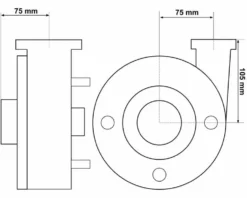 LX WP300 Spa Massagepomp 3 PK - 2 Speed -Oase Velda Winkel 3771.4bis 1