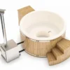 Houtgestookte Hottub Met Filteraansluiting - 4-6 Personen - Wit 2 Houtgestookte Hottub Met Filteraansluiting - 4-6 Personen - Wit -Oase Velda Winkel 3 4 inclusief filtratiebox