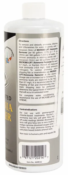 Microbe-Lift Ammonia Remover 1L 4 Microbe-Lift Ammonia Remover 1L - Afbeelding 2