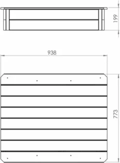 EXIT TOYS EXIT Aksent Houten Zandbak -Oase Velda Winkel 52.05.01.05 3