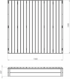 EXIT TOYS EXIT Aksent Zandbak XL -Oase Velda Winkel 52.05.02.05 3