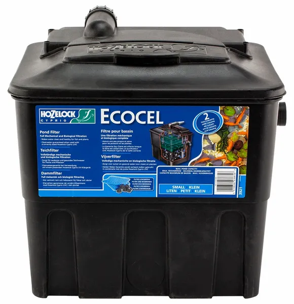 Hozelock Ecocel 10000 Doorstroomfilter 4 Hozelock Ecocel 10000 Doorstroomfilter - Afbeelding 2
