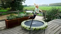 EXIT TOYS Exit Tiggy Junior Trampoline Met Beugel - Ø 140 Cm - Groen -Oase Velda Winkel 675 1200 exit 10 00 75 40 int 6