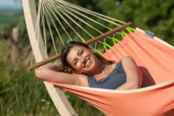 La Siesta Fruta 1 Persoons Hangmat - Mango -Oase Velda Winkel 797 1200 frr11 5 fruta mango weather resistant single spreader bar hammock image 05