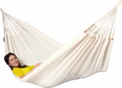 La Siesta Brisa XL Hangmat - Vanilla -Oase Velda Winkel 800 1103 brh18 1 brisa vanilla weather resistant kingsize classic hammock image 02 1