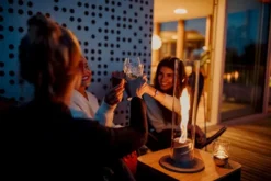 Höfats Spin 120 Tafelvuur - Zilver -Oase Velda Winkel 800 1200 4064251000246 12