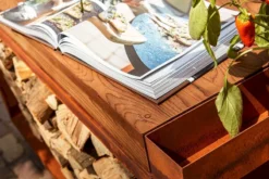 OFYR Island Corten 100 Pro Teak Wood -Oase Velda Winkel 800 1200 island pro 02