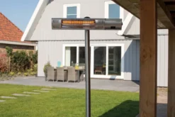 Sunred Heater Royal Diamond Standing 2000 Terrasverwarmer - Grijs -Oase Velda Winkel 800 1200 rd silver 2000s lifestyle 04