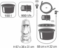 Ubbink AcquaArte Orito Waterornament -Oase Velda Winkel 900 1103 8711465083157 2