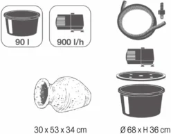 Ubbink AcquaArte Larissa Waterornament -Oase Velda Winkel 900 1151 8711465083058 5