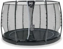 EXIT TOYS Exit Dynamic Flatground Trampoline Met Net - Ø 305 Cm - Zwart