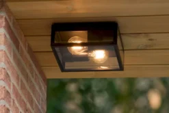 Lucide Dukan E27 Plafondlamp - Zwart -Oase Velda Winkel 900 1348 15802 02 30 sf3