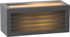Lucide Dimo E27 Wandlamp - Antraciet