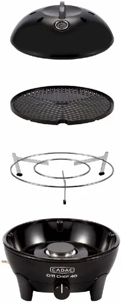 CADAC Citi Chef 40 Gasbarbecue - Zwart