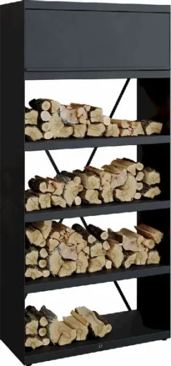 OFYR Wood Storage Black 100