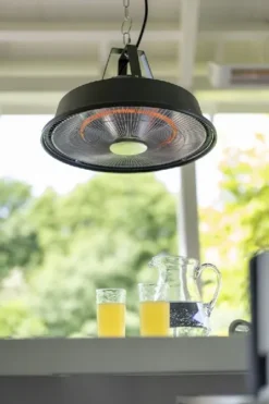 Eurom Partytent Heater 1500 Terrasverwarmer - Grijs -Oase Velda Winkel 900 600 8713415336009 partytentheater sail grey sfeer 1