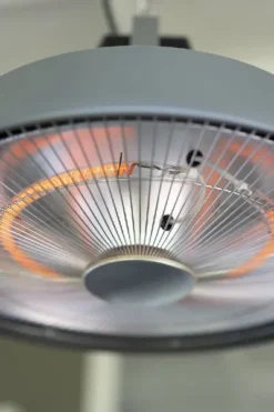 Eurom Partytent Heater 1500 Terrasverwarmer - Grijs -Oase Velda Winkel 900 600 8713415336009 partytentheater sail grey sfeer 4