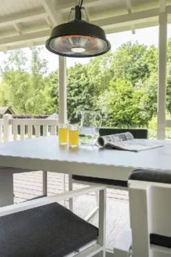 Eurom Partytent Heater 1500 Terrasverwarmer - Grijs -Oase Velda Winkel 900 600 8713415336009 partytentheater sail grey sfeer 6