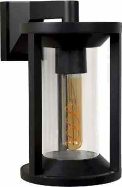 Lucide Cadix E27 Wandlamp - Zwart -Oase Velda Winkel 900 601 15803 01 30 off