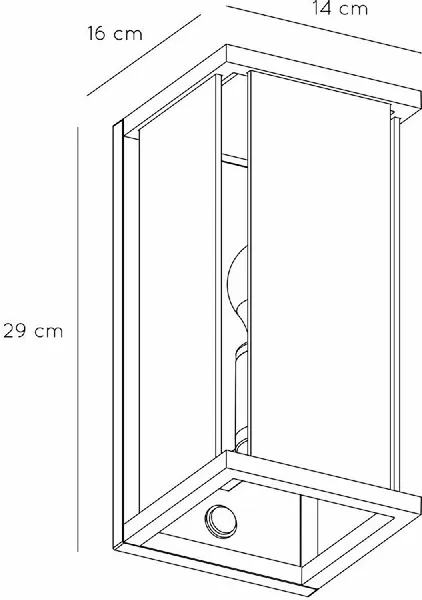 Lucide Claire E27 Wandlamp Met Sensor - Antraciet 11 Lucide Claire E27 Wandlamp Met Sensor - Antraciet - Afbeelding 9