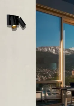 Lucide Taylor GU10 Sensor Wandspot - 2 Spots - Zwart -Oase Velda Winkel 900 636 09831 02 30 sf1