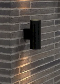 Nordlux Tin Maxi Duo GU10 Wandlamp Buiten Zwart -Oase Velda Winkel 900 644 5701581323186.1