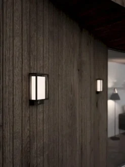 Nordlux Nestor Sensor Led Wandlamp Zwart -Oase Velda Winkel 900 675 5701581464988.3