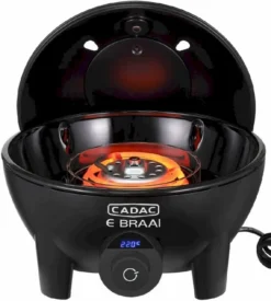CADAC E-Braai Elektrische Barbecue - Zwart -Oase Velda Winkel 900 764 5840 20 04 e braai 40 16