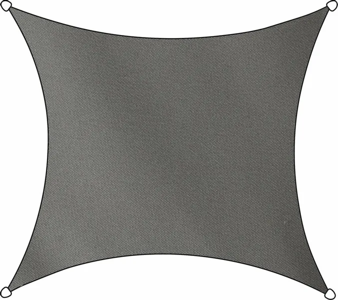 Livin’outdoor Schaduwdoek Como Vierkant 3,6 M - Antraciet 3 Livin’outdoor Schaduwdoek Como Vierkant 3,6 M - Antraciet