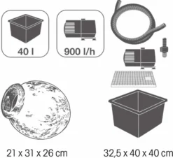 Ubbink AcquaArte Orange Waterornament 11 Ubbink AcquaArte Orange Waterornament -Oase Velda Winkel 900 982 8711465082808 6