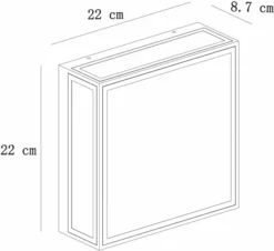 Lucide Dukan E27 Plafondlamp - Zwart -Oase Velda Winkel 900 983 15802 02 30 technical drawing