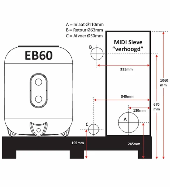 Compleet EB-60 Beadfiltersysteem (met DM-20.000 Vario) 4 Compleet EB-60 Beadfiltersysteem (met DM-20.000 Vario) - Afbeelding 2