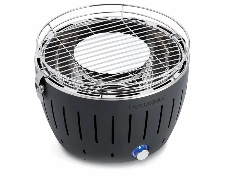 LotusGrill Mini Houtskoolbarbecue - Zwart 4 LotusGrill Mini Houtskoolbarbecue - Zwart - Afbeelding 2