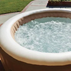 Intex Pure Spa Bubble Therapy Opblaasbare Spa - 6 Persoons -Oase Velda Winkel beige2